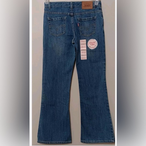 Cute Girls Levis 517 Flare Stretch Adjustable Waist Jeans - Picture 3 of 3